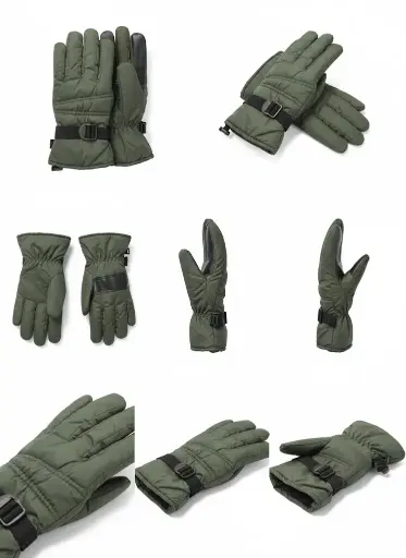 Green Soldier Gloves